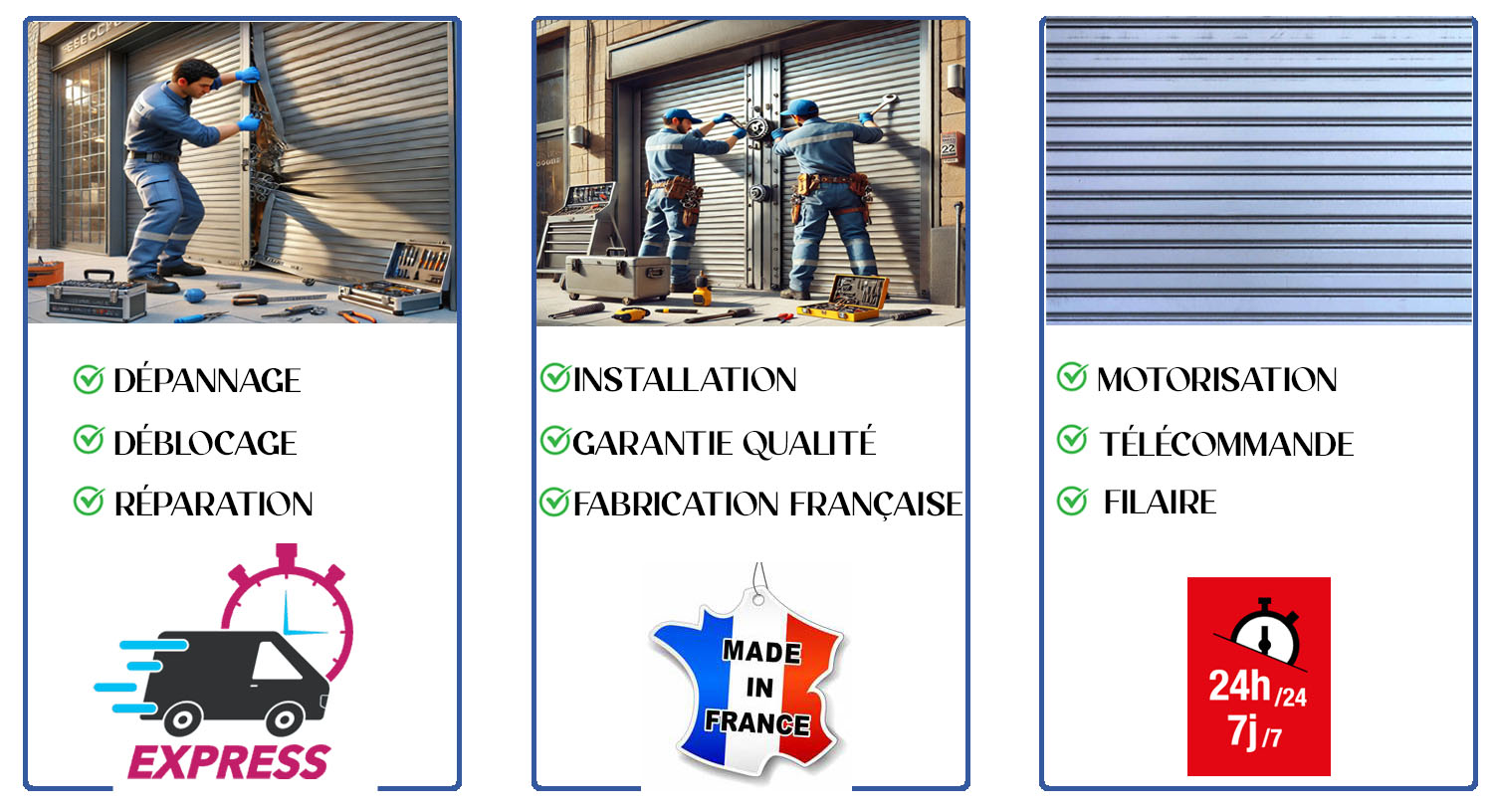 Deblocage Rideau Metallique Cachan 94230